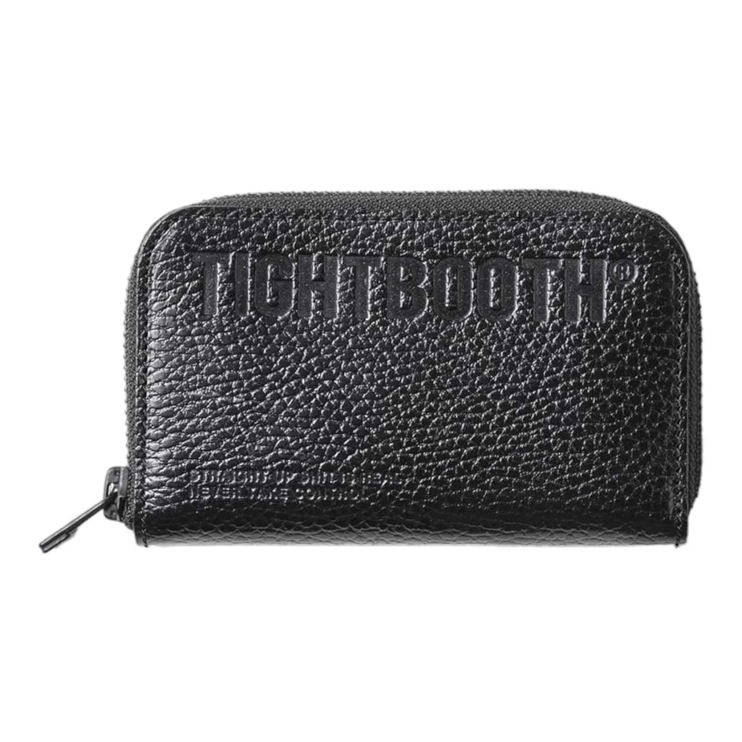 TIGHTBOOTH LEATHER ZIP AROUND WALLET-