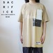 【sac-t020】Sacrifice サクリファイス 大きいサイズ メンズ Tシャツ 半袖 Tシャツ M L XL 半袖Tシャツ アダムの創造 デザイン プリント かっこいい おしゃれ