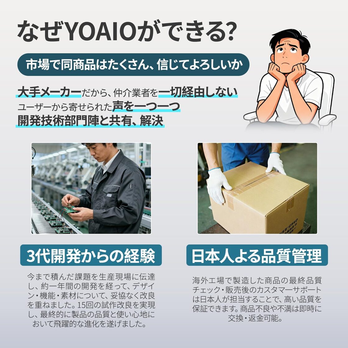 Yoaio第3代目改良強化版 ブロワー 洗車 強力 ブロアー 【75db超低騒音 