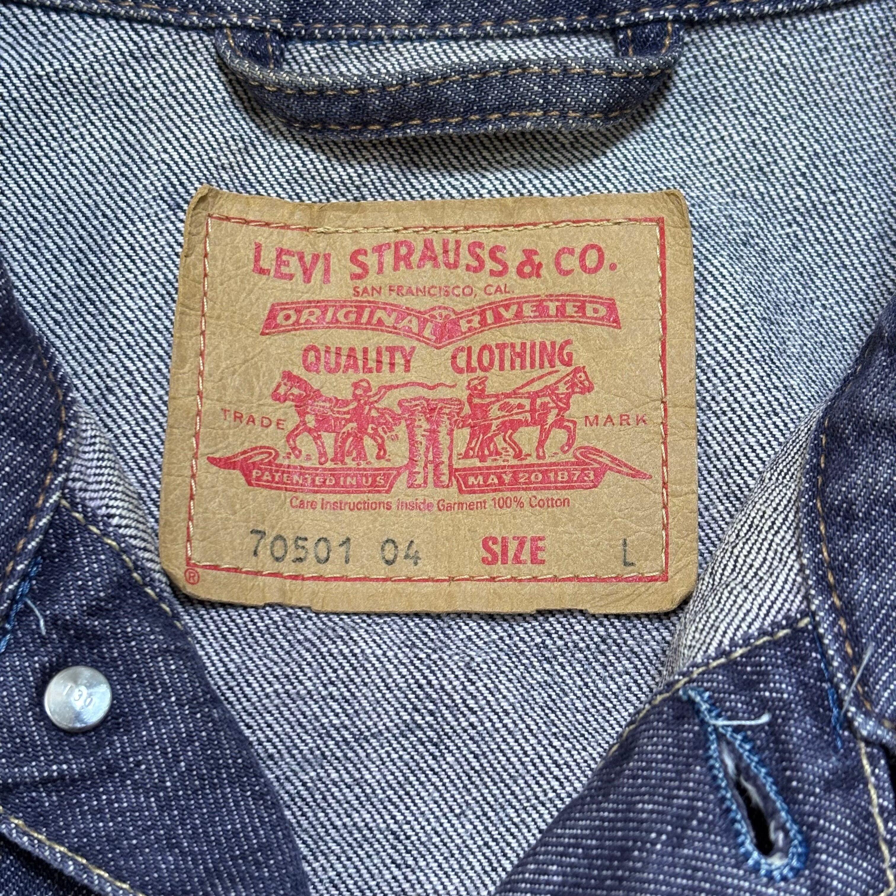 ユーロリーバイス 70501 04 ファースト Lサイズ euro levis ユーロリーバイス 70501 04 1st 大戦モデル EURO Levi's - メルカリ