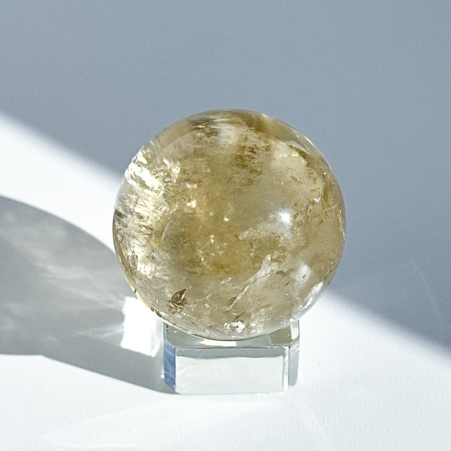 シトリン（黄水晶） スフィア13 ◇ Citrine ◇ 天然石・鉱物・パワーストーン