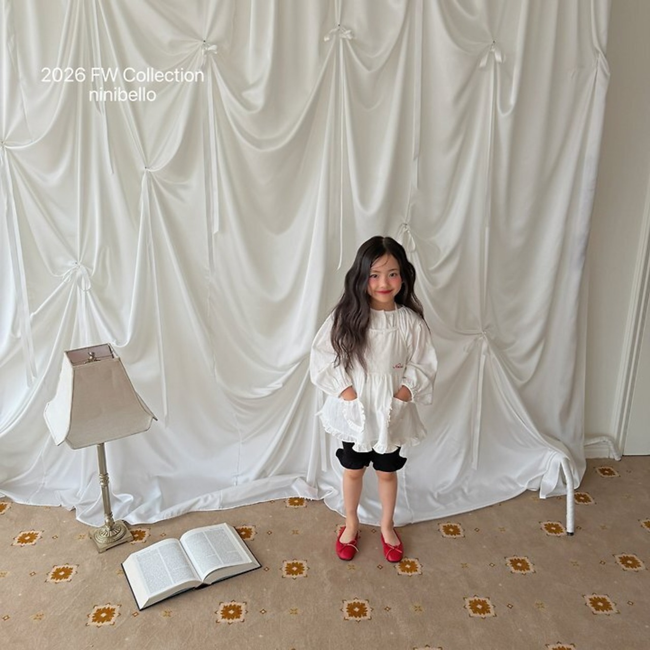 韓国子供服 / ninibello / Margo Capri Pants  / パンツ *XS~XXL*