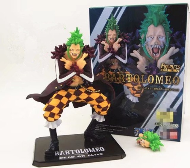 ワンピースルフィのファンbartolomeoアクションフィギュア1/8スケール塗装図2頭ver。bartolomeo pvcフィギュア玩具アニメ