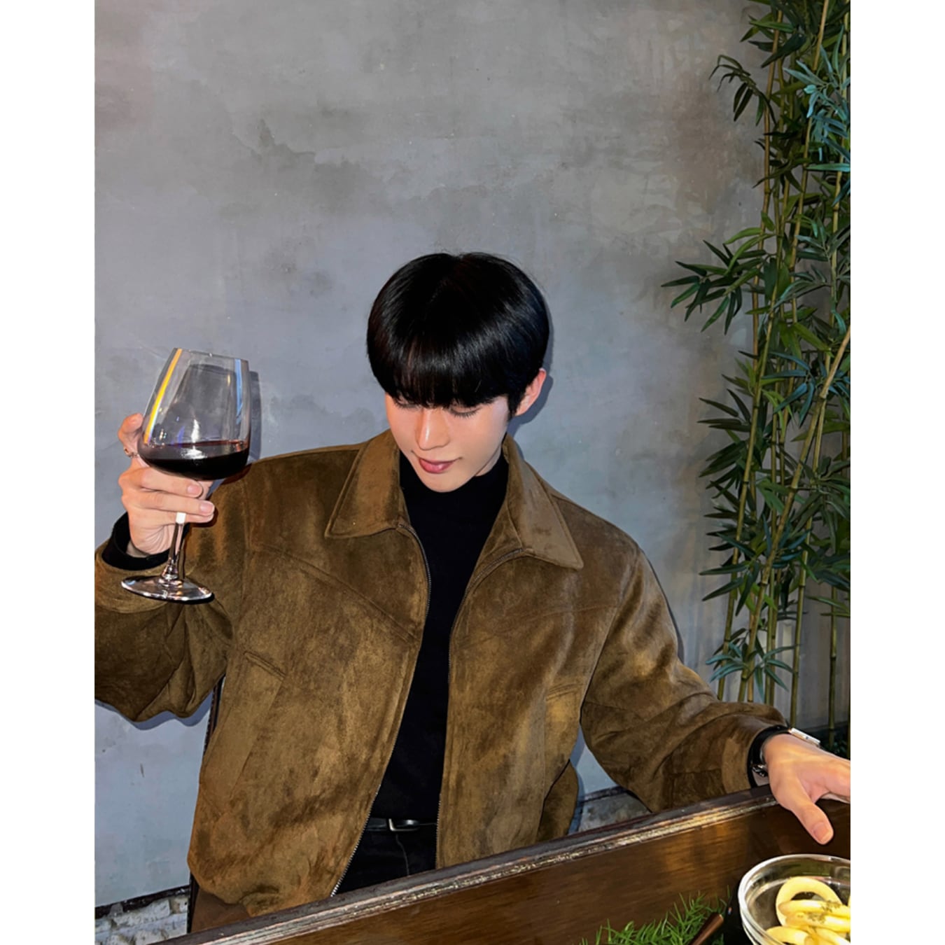 スエードタッチジップジャケット｜Suede Touch Zip Jacket 【k62】 | BC369