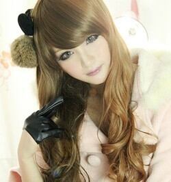 W4074 原宿風 エレガント/ロリータ/ウィッグ クラブ/渋谷系 /グラデーションlolita/GAL系 ファッションフルウイッグ