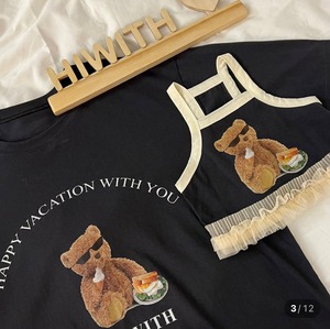 【Hi.with】Branch ワンピース/ご家族用(2color)