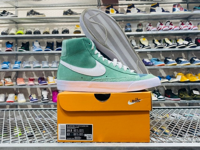 30%OFF NIKE BLAZER MID 77 SUEDE MIX GREEN CZ4609-300 28.5cm 5345