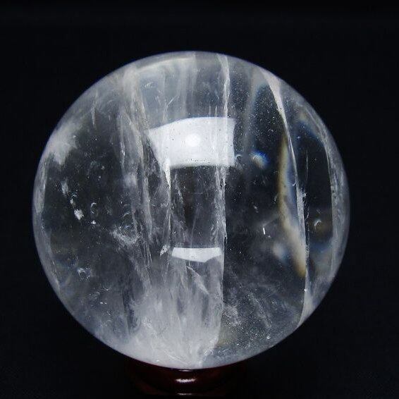 水晶 丸玉 58mm スフィア 置物 水晶玉 一点物 151-9014