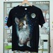 90s Cosmic Cats printed T-SHIRT