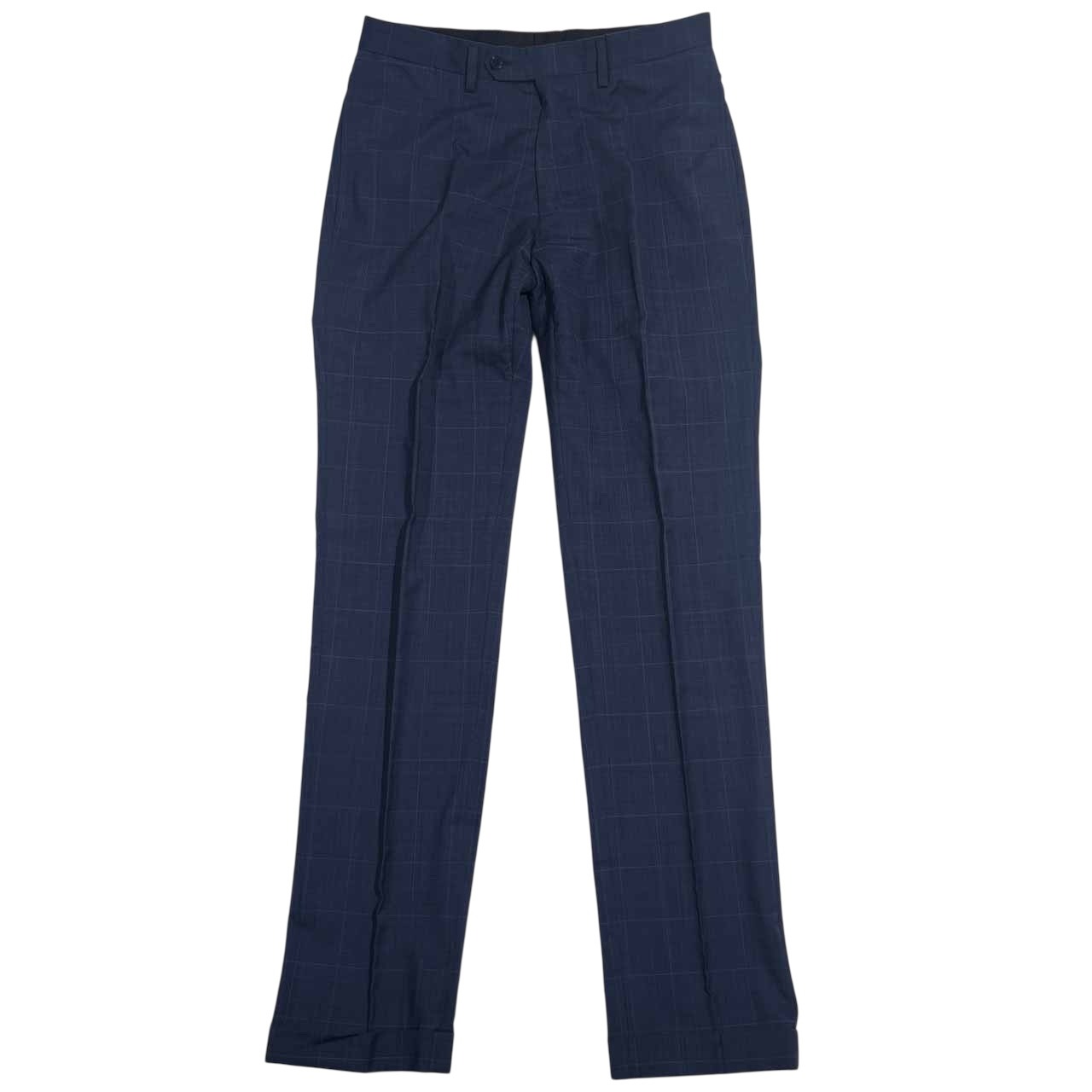 上下 シルク混 A DAY IN THE LIFE アデイインザライフ セットアップ チェック柄 スーツ 46/ネイビー メンズ UNITED ARROWS