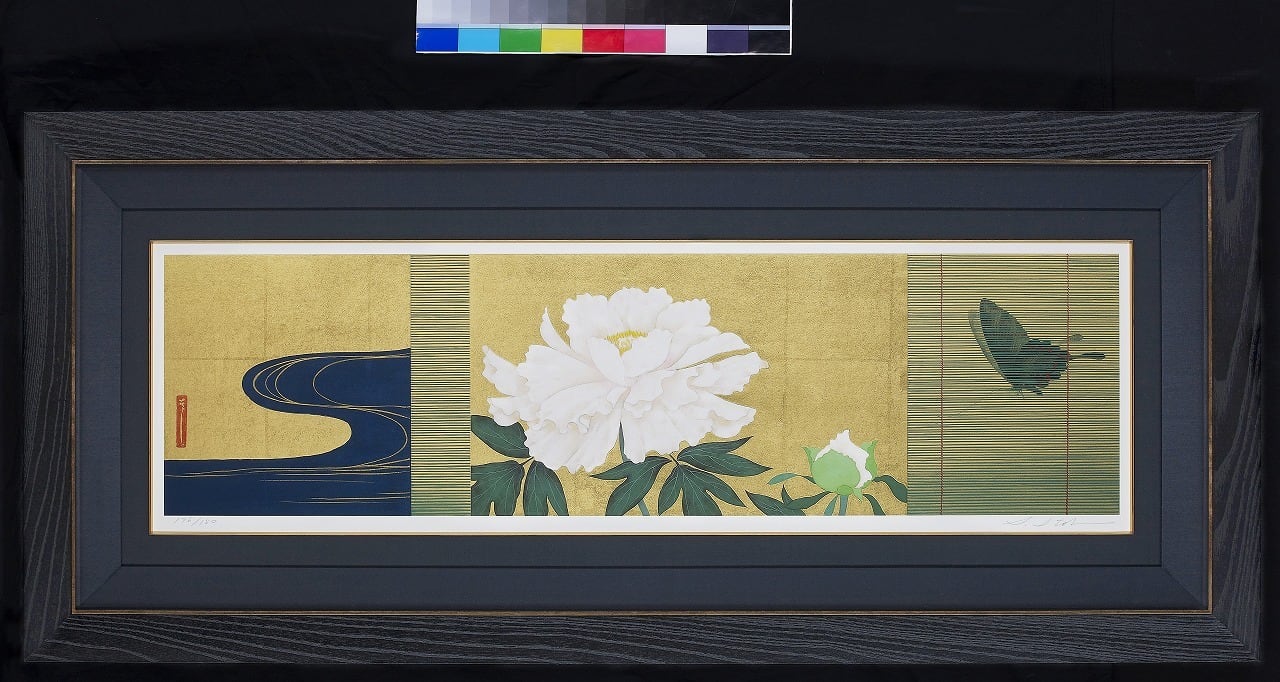 富貴胡蝶図 | Gallery Enatsu 江夏画廊 | ハートウォーミングな絵画と