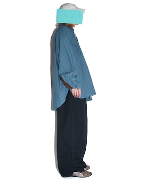 refomed "FRESH MAN DOUBLE KNEE PANTS〔BLACK〕"