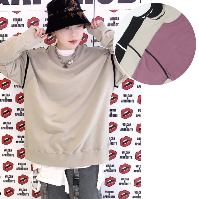 【50%OFF】ラインテープスウェット