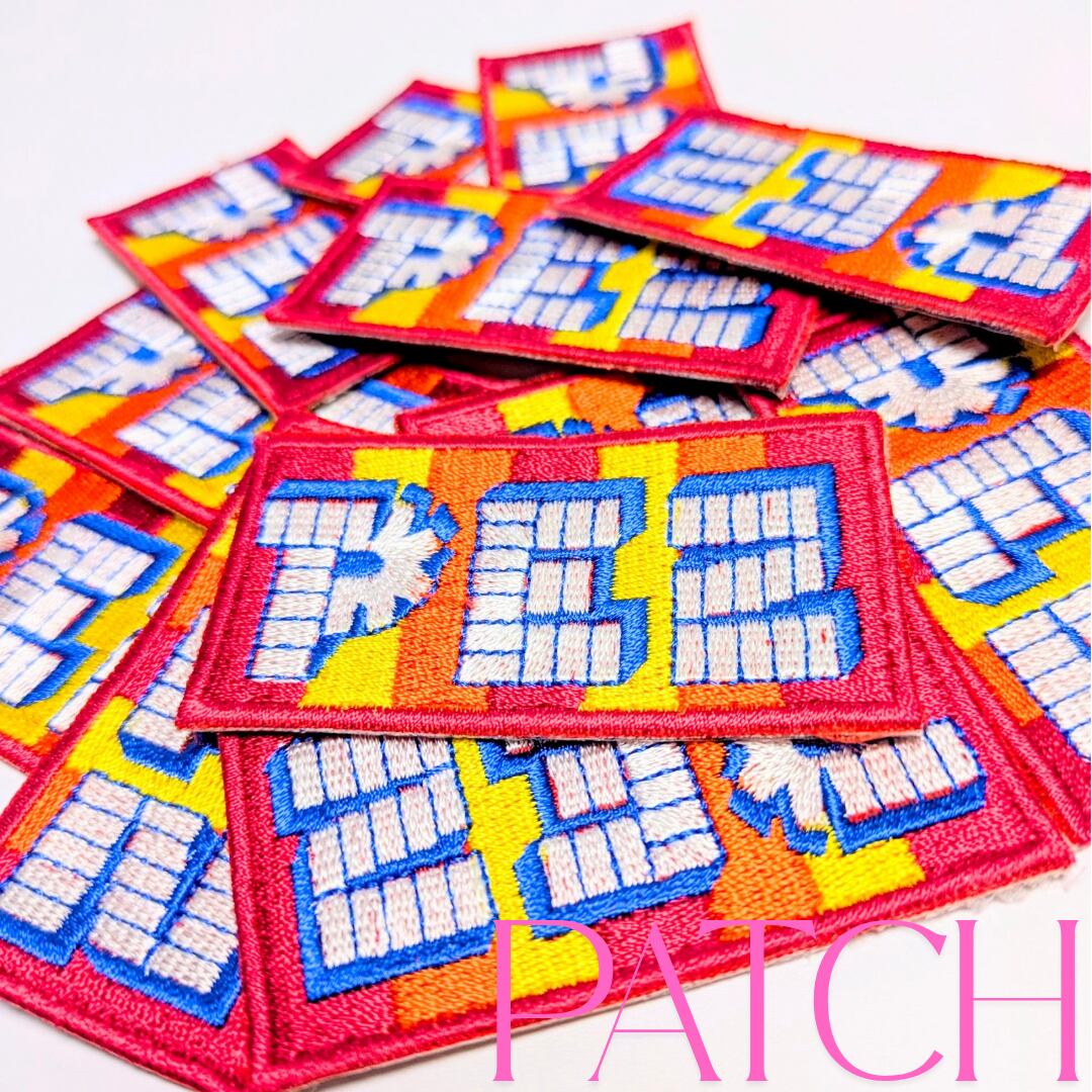 送料無料！ ★刺繍アイロンワッペン★【 PEZ（ ペッツ ）】 〚アメリカン雑貨 アメトイ〛