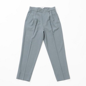 Stretch Polyester Twill Easy Slacks　Blue Gray