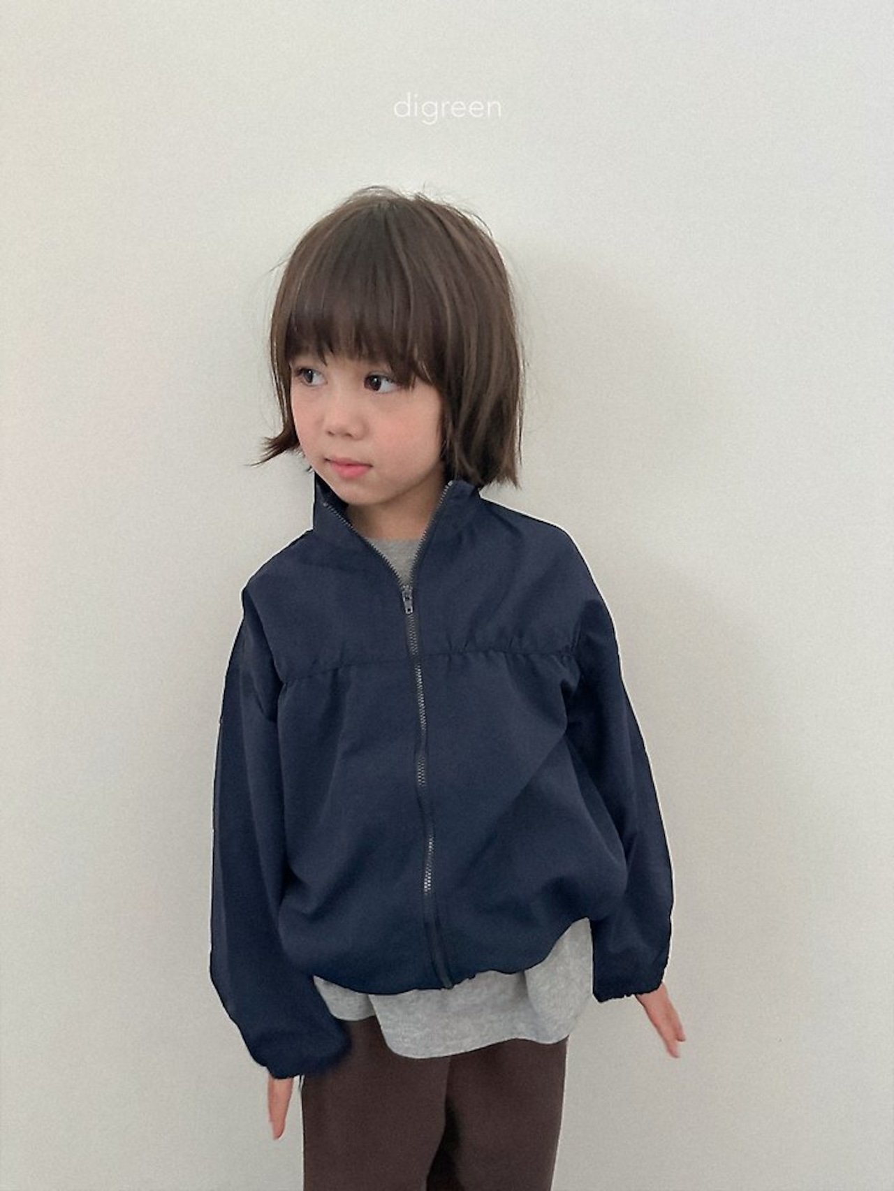 韓国子供服 / Digreen / 26Autumn / rib windbreaker / ウィンドブレーカー *S~XXL*