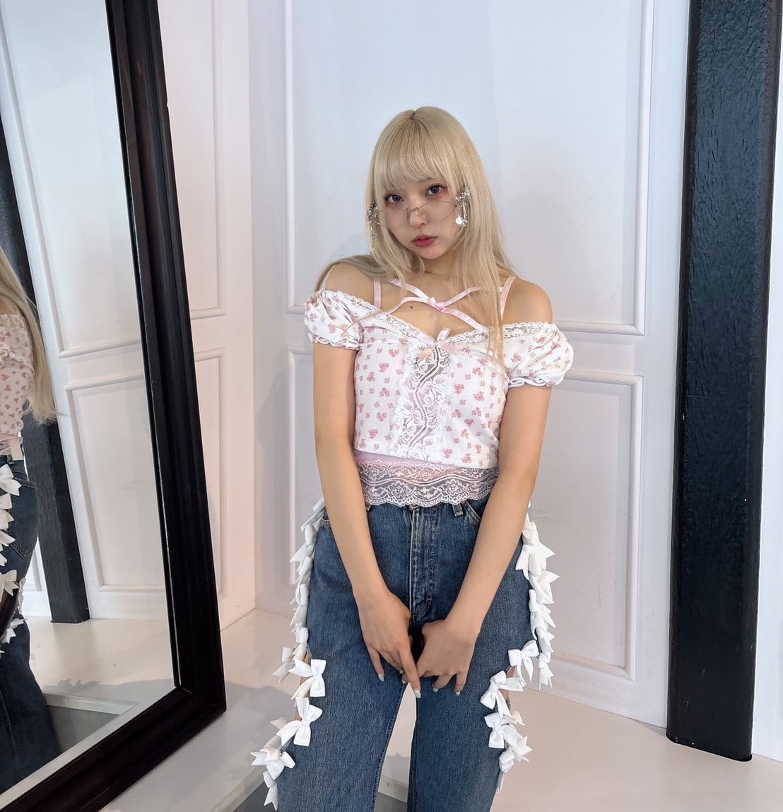 フラワーレーストップス | lilLilly official webstore