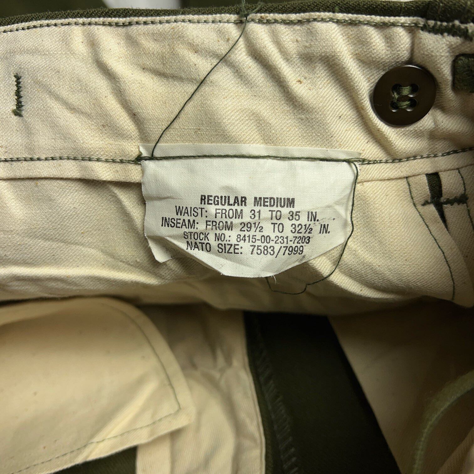 1950's M-1951 FIELD WOOL TROUSERS 50年代 U.S.ARMY M-51 フィールド
