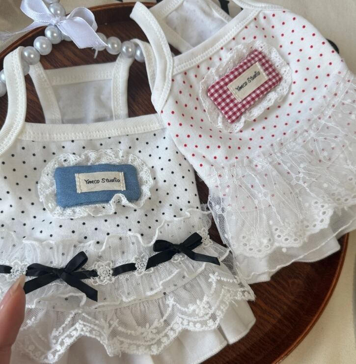 《予約》3102436 ドットレースワンピース