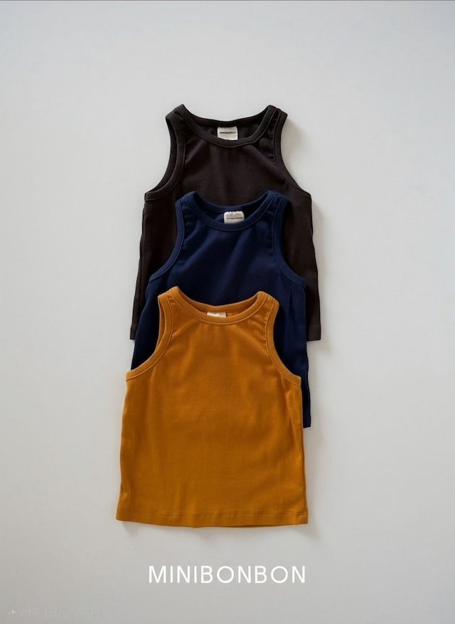 【取寄】minibonbon|by my side tank top|バイマイサイドノースリーブ|XS-JL|kids&jr|26 autumn