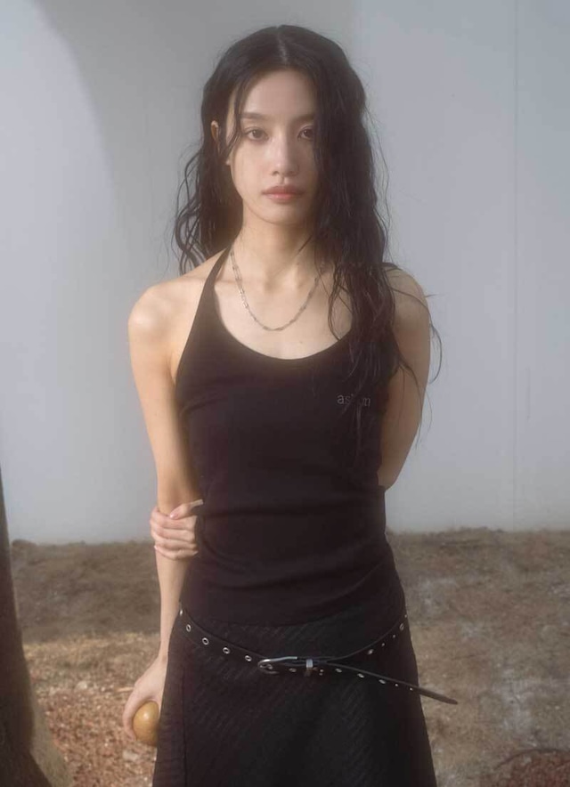 [as”on] HATTIE HALTER NECK SLEEVELESS / BLACK 正規品 韓国ブランド 韓国通販 韓国代行 韓国ファッション as on ason エズオン アズオン