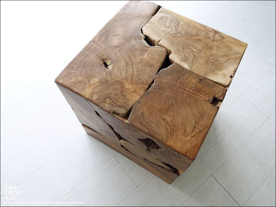 チーク無垢材 スツール カルトノチェア 花台 飾り台 価格交渉歓迎 チーク無垢材 スツール カルトノチェア 花台 飾り台