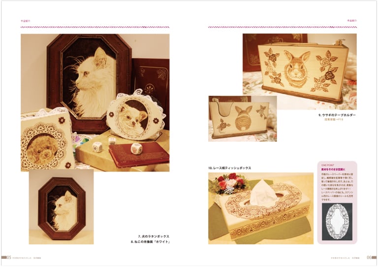 図案集「ウッドバーニングでつくる生活雑貨」 | GINZA HAKKO 木の香