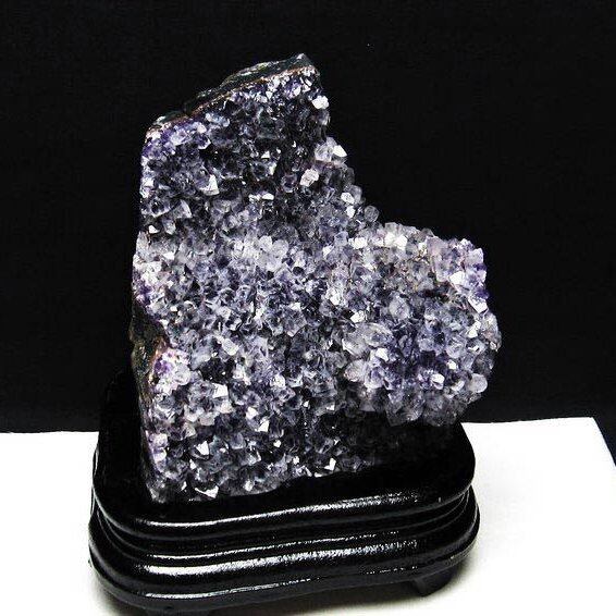 2.2Kg アメジスト クラスター ウルグアイ産 アメジスト 原石 置物 amethyst アメシスト 台座付属 花型 192-644