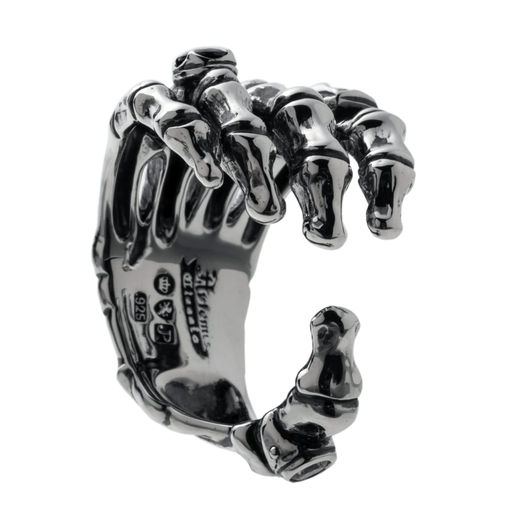 スカルハンドリング2 ACR0312 Skull hand ring II シルバー