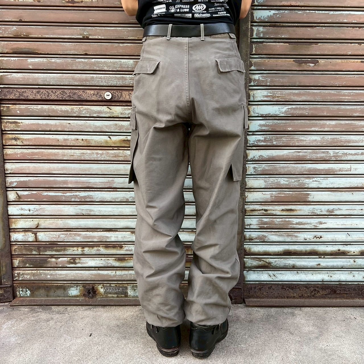 80s オランダ軍 実物 カーゴパンツ ダブルフェイス フィールドパンツ S