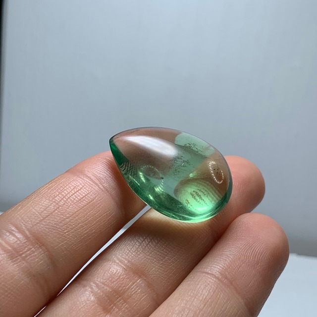 3.ぷるぷる☆グリーンフローライトルース・雫