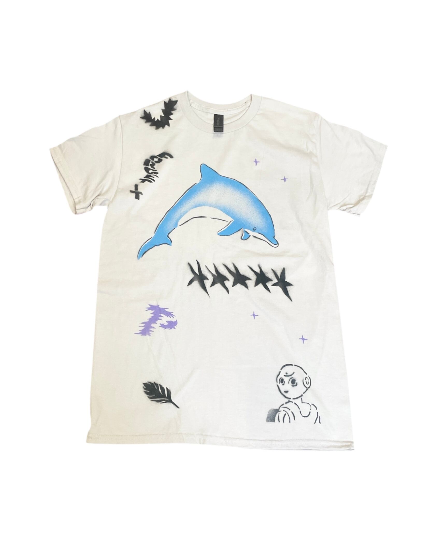 perfect plan Stencil T-shirt 【S】