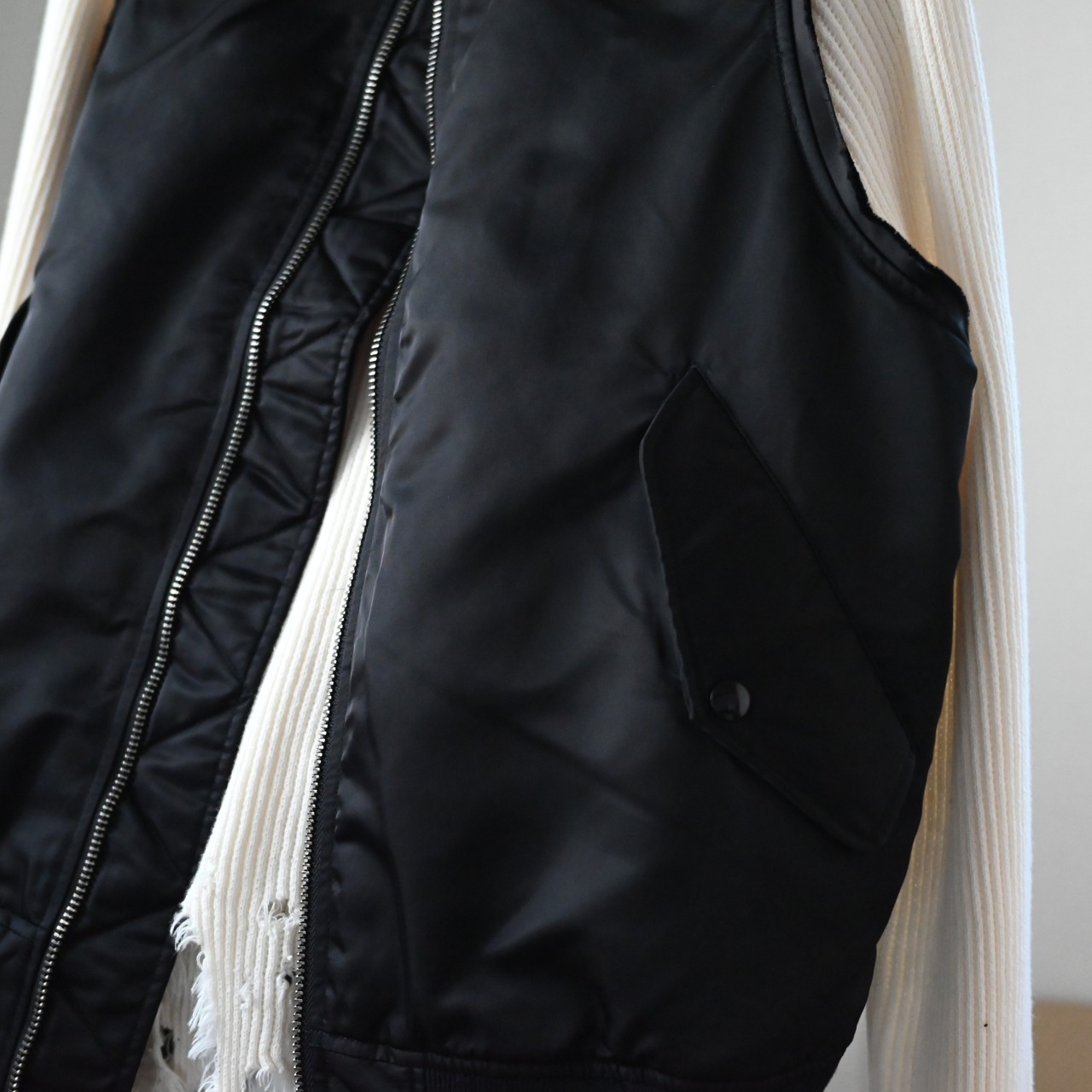 The DUFFER N NEPHEWS / CUT OFF FLIGHT VEST