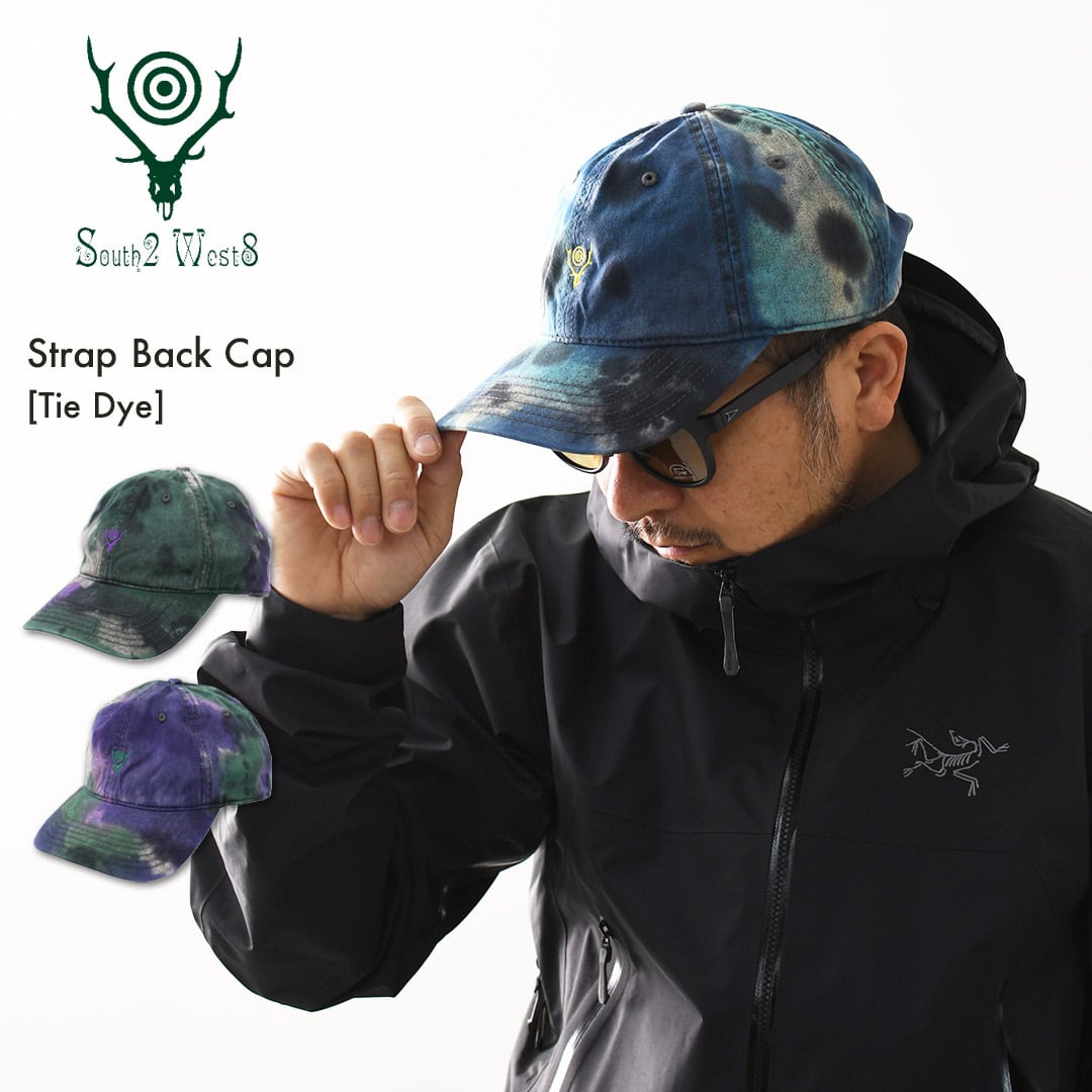 SOUTH2 WEST8 [サウスツーウエストエイト] Strap Back Cap - Tie Dye