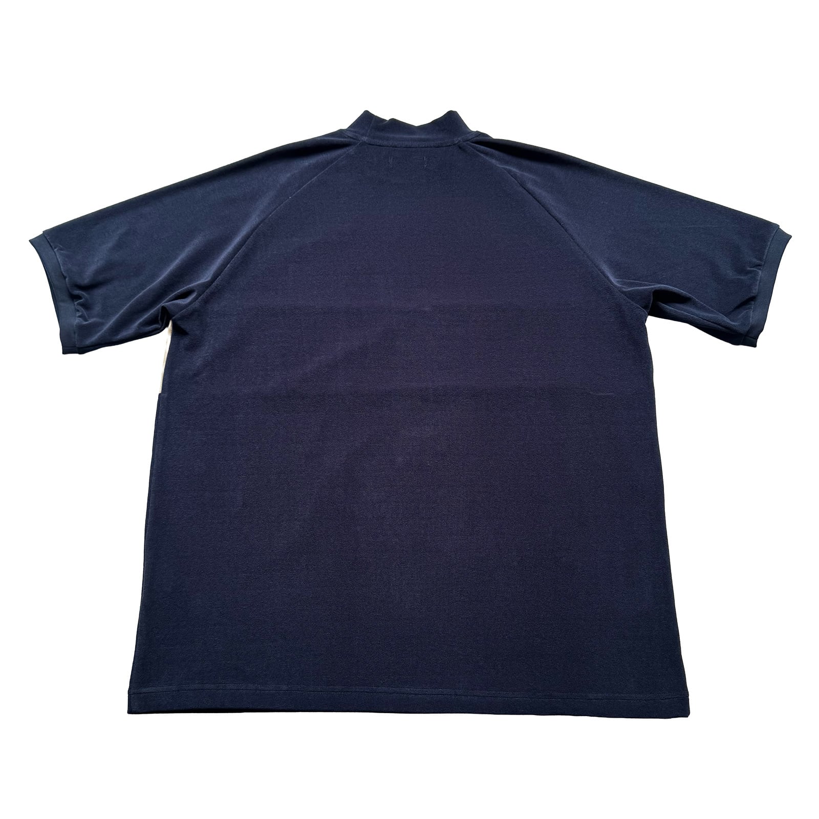 HIGH GAUGE PILE MOCK NECK SHIRT -DARK NAVY- | 8G SHOOT WEBSTORE