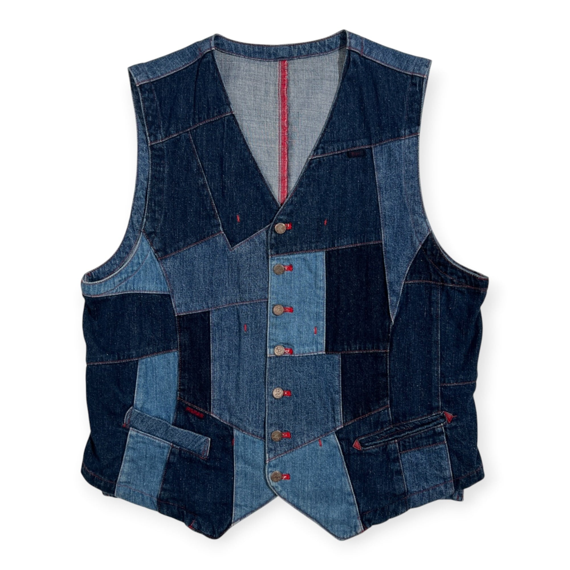 WOOLRICH animal check pattern fleece vest sizeL 【ウールリッチ