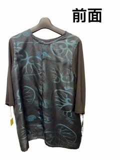 いろんな柄が楽しめる着物地チュニック