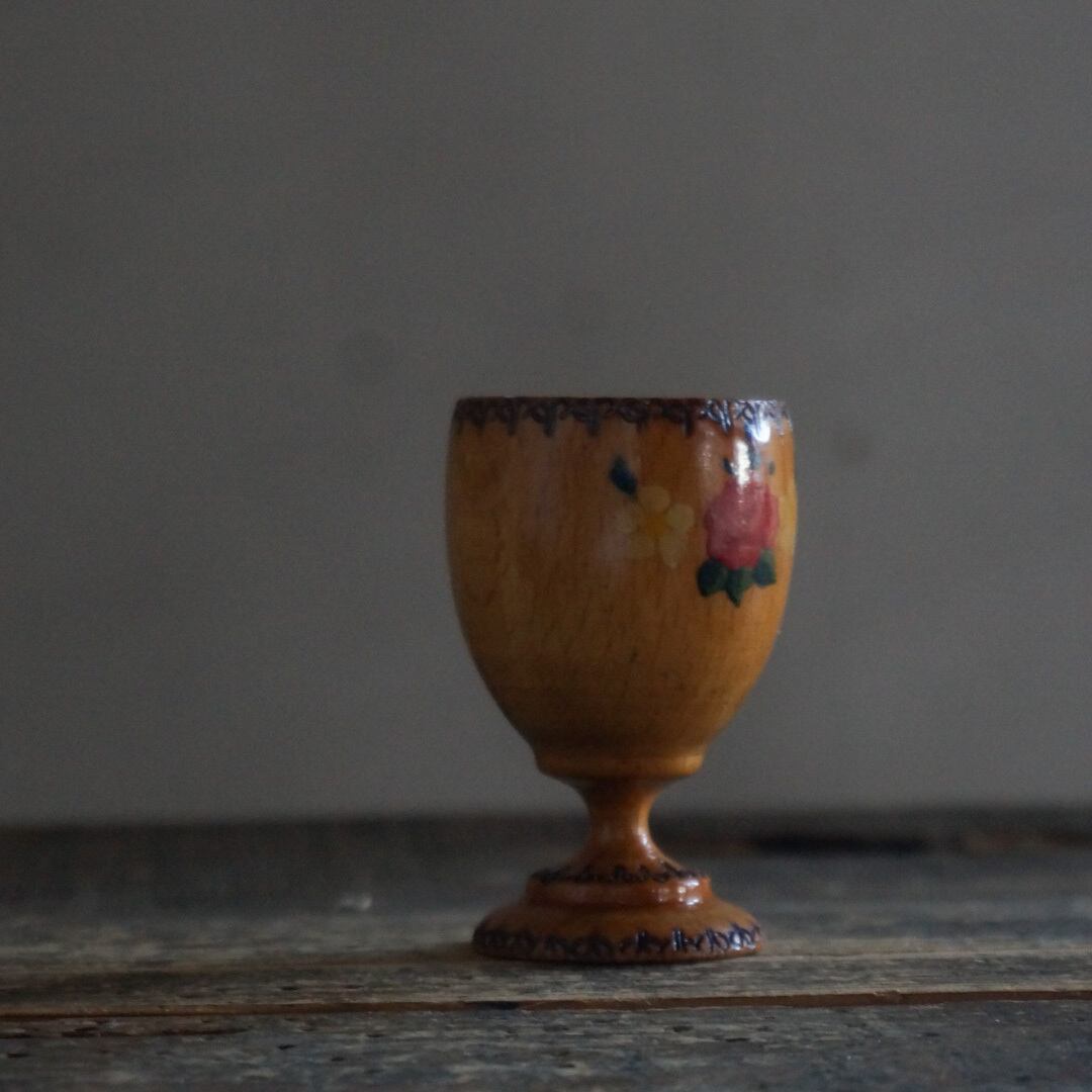 古いオランダの木製エッグスタンド | Konishi Koffee web shop