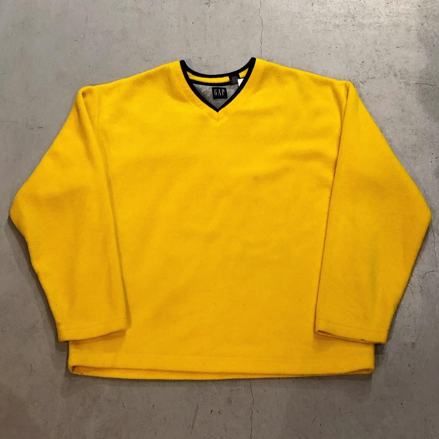 00s GAP V neck fleece P/O shirt【高円寺店】