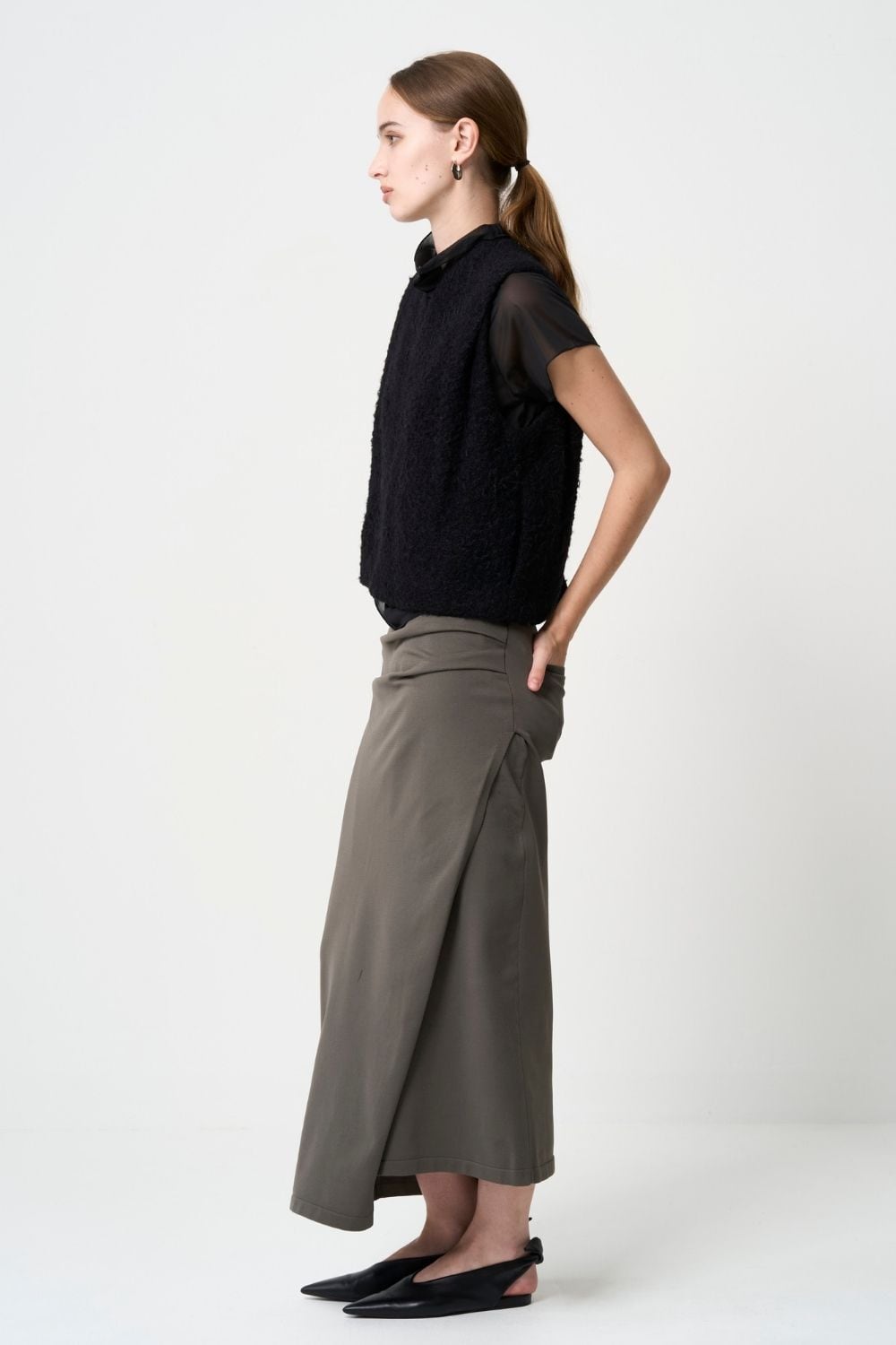 2way Boa Gilet - BLACK | seven dot - ライフスタイルECサイト -