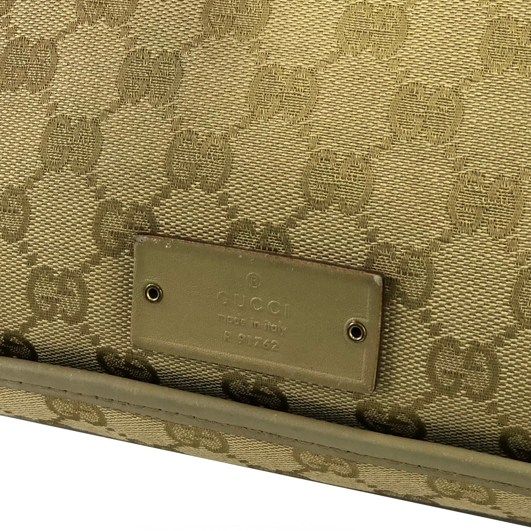 GUCCI グッチ プレートチャーム GGキャンバス 91762 ショルダーバッグ