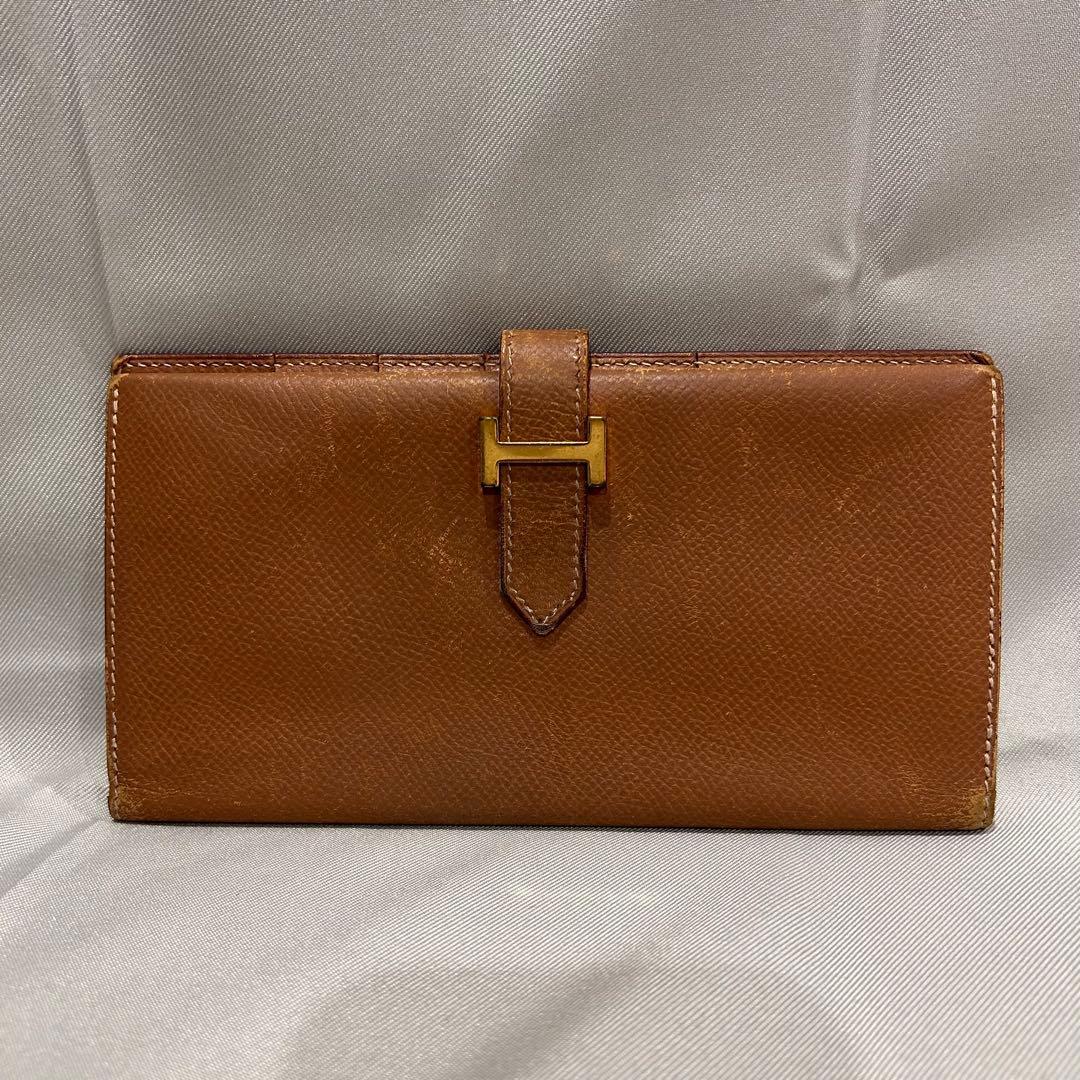 美品 GUCCI グッチ GGマーモント 長財布 デニム レディース ジッピー