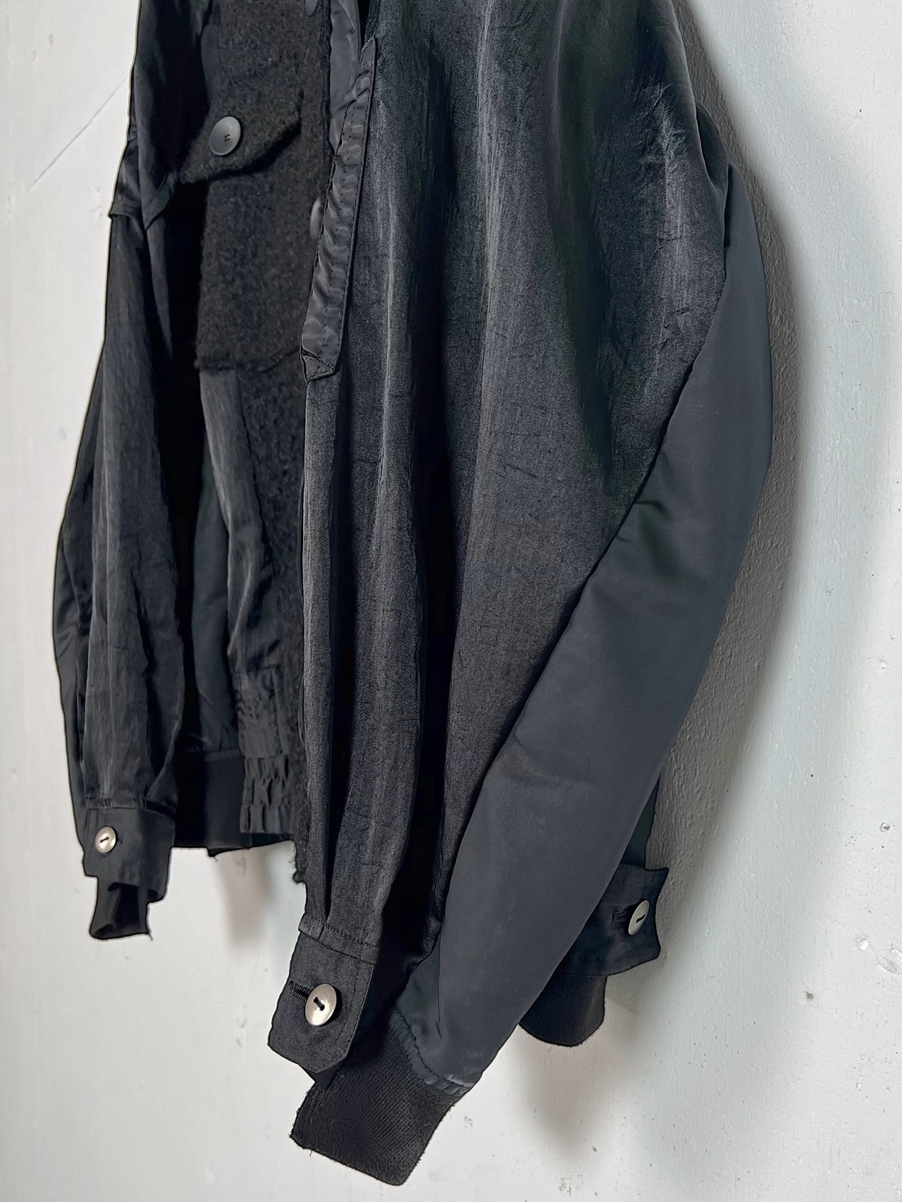 "再構築" Wool Touch Jacket×MA-1×Satin Blouson - 4