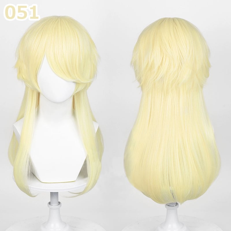 コスプレ耐熱ウィッグ 汎用カラー ロングウルフカット カラフル