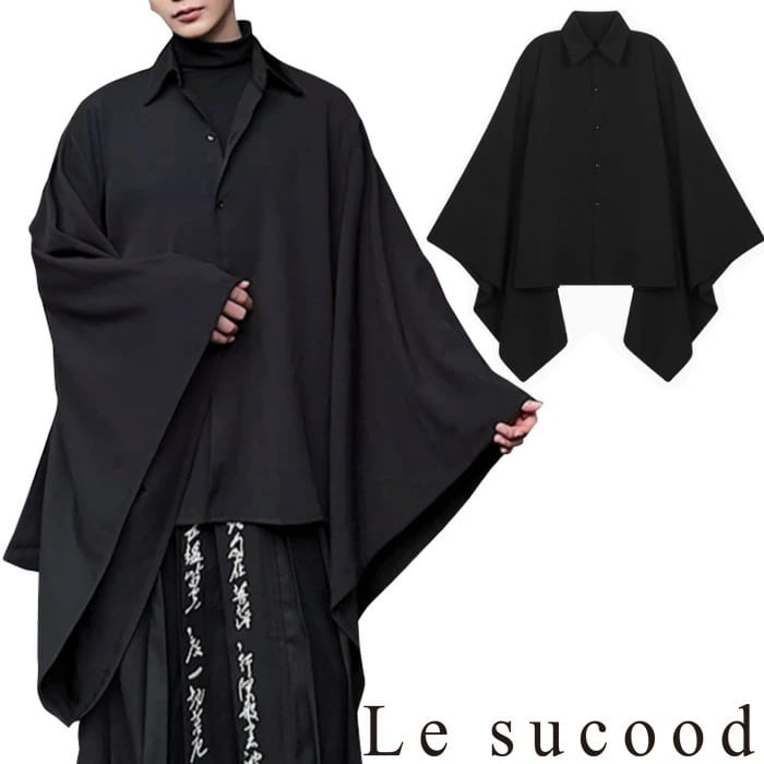 極美品＊アパルトモン ボリュームスリーブシャツ ゆったり ブラック系 Volume Sleeve Shirt（シャツ／ブラウス）｜L'Appartement