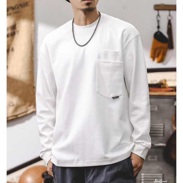 ダブルポケットクルーネックTシャツ 10189