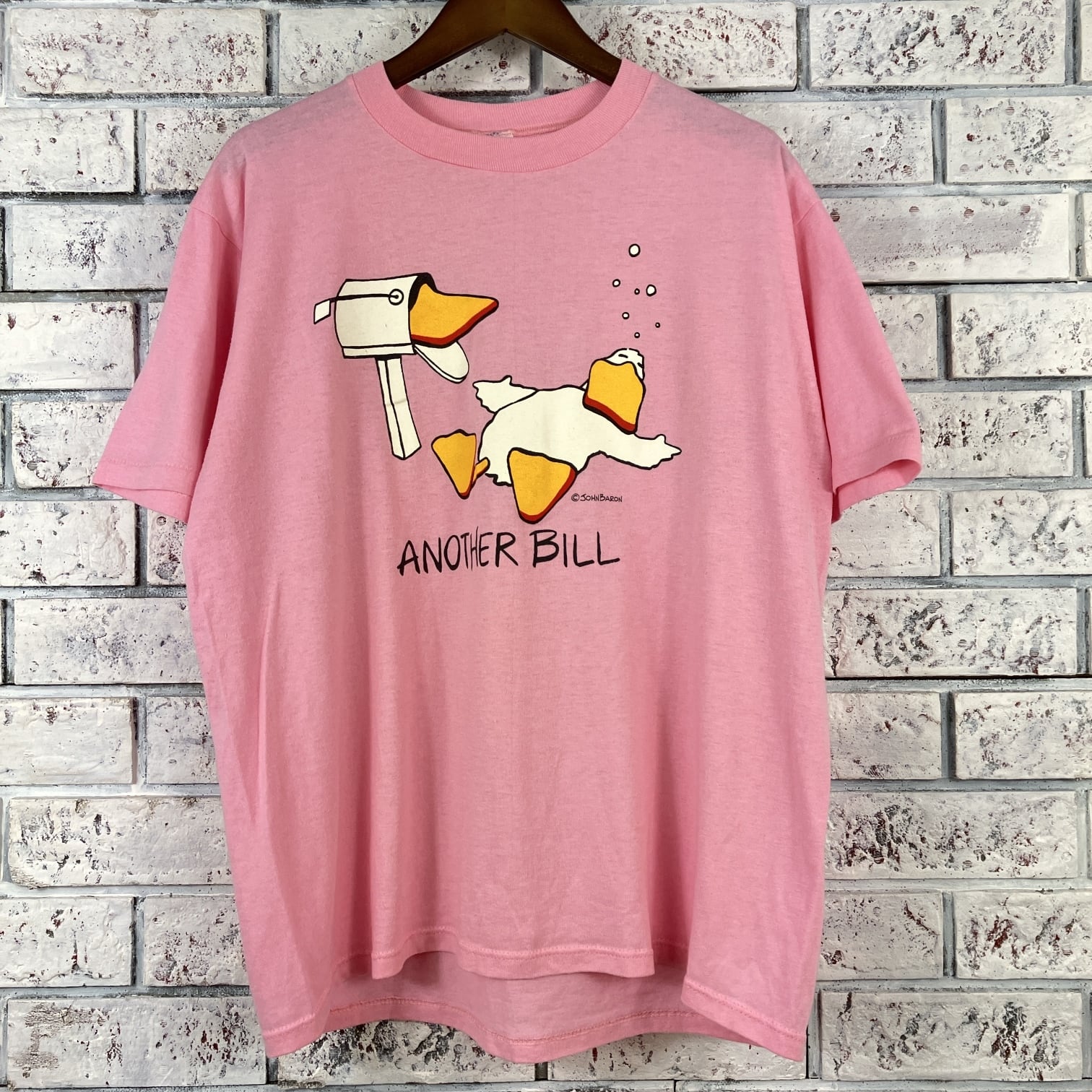 ジョンバロン アヒル tシャツ 80's JERZEES JOHN BARON DUCK T-SHIRTS