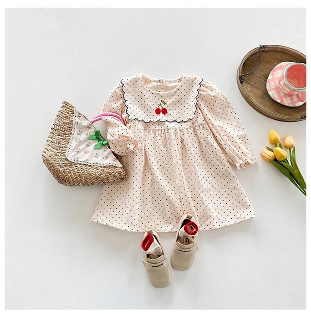 【取寄】ドットチェリーワンピース