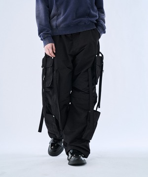 PHILTHEORY /2way Techno pant    /l Black