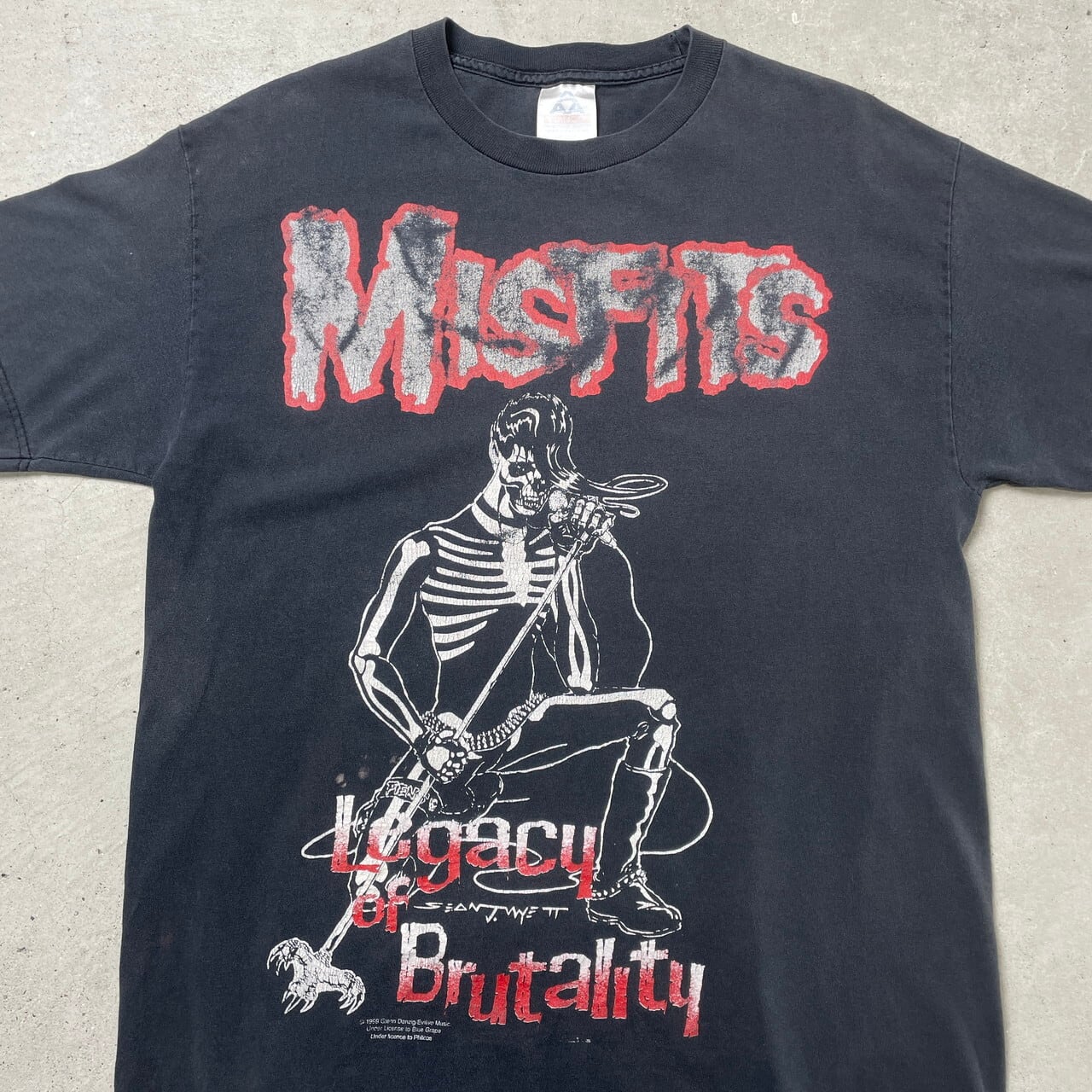古着 90年代 MISFITS ミスフィッツ バンドTシャツ バンT メンズL相当 